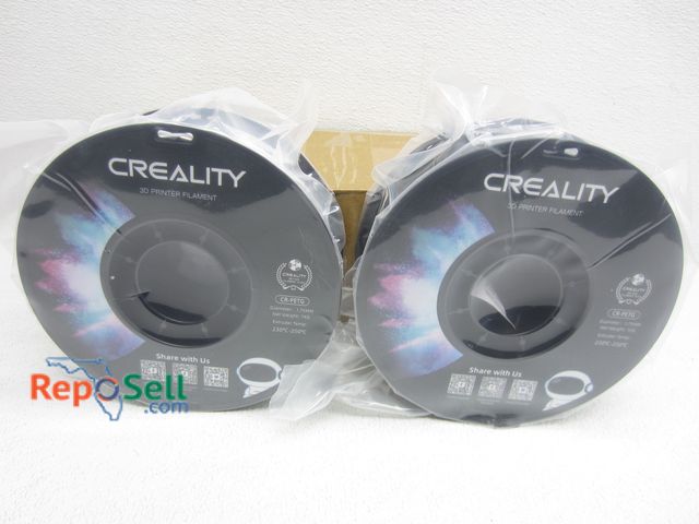 Lot 31-4250 - New Creality 4kg 3D Printer Filament Black/White