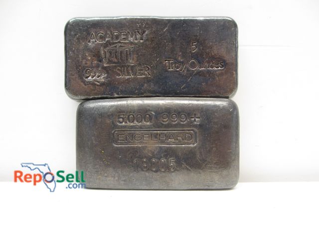 Lot 31-9044 - (2) .999 Silver Bars Total 10.9 oz.