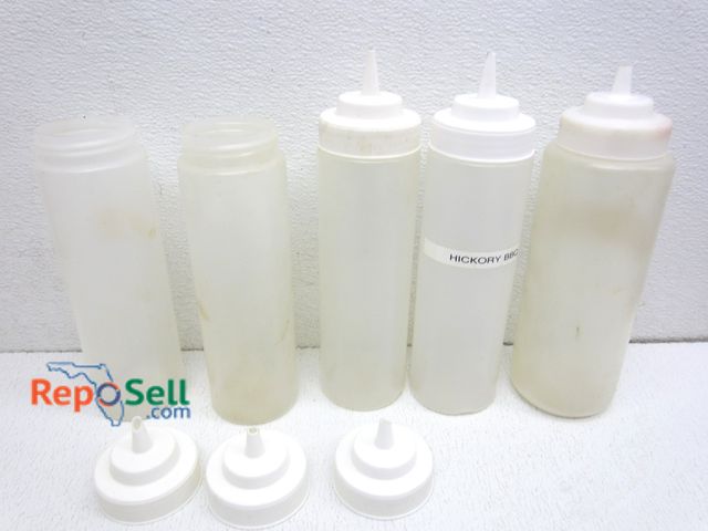 Lot 31-4154 - Large Lot Of Squeeze Bottles And Lids
