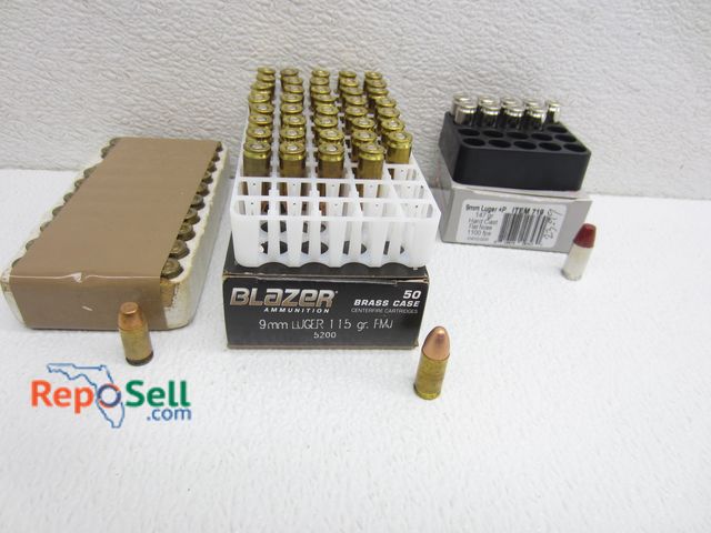 Lot 31-9136 - (3) Boxes of Ammo: (50) Rds 380 Auto, (50) Rds 9mm Luger
