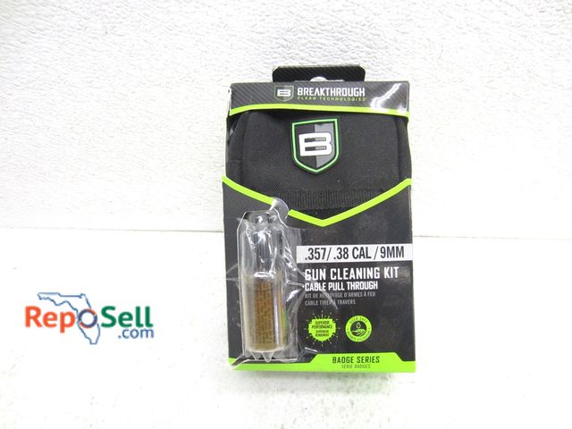 Lot 31-7147 - New Breakthrough Gun Cleaning Kit For .357, 38 Cal And 9mm