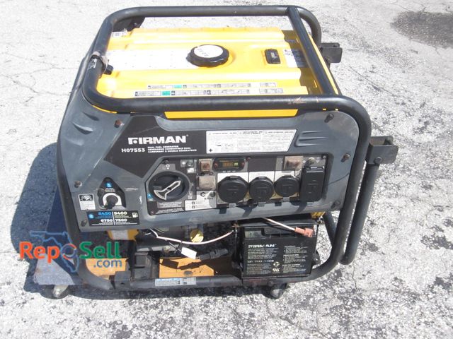 Lot 31-6101 - Firman Duel Fuel Generator #H07553 - Has Compression