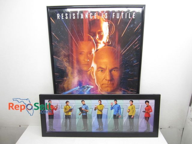 Lot 31-1274 - (2) Star Trek Posters 28"x41" &amp; 39"x15"