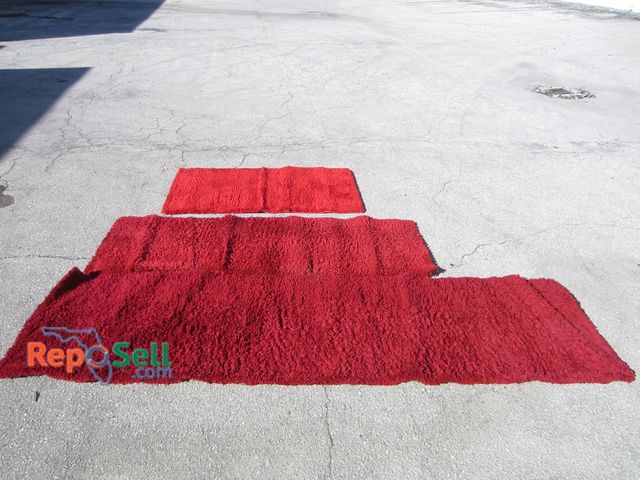 Lot 31-2555 - (3) Red Carpets; Includes (2) Runners, (1) 10' x 2'3" and (1) 7' x 2'3" and (1) Area Rug 4'11" x 2'7...