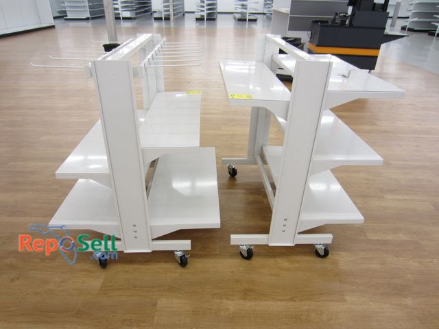 Lot 31-3030 - (2) Rolling Retail Shelves.
