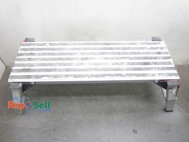 Lot 31-9557 - Portable Aluminum Walk Platform  3'Lx1'Wx20"H