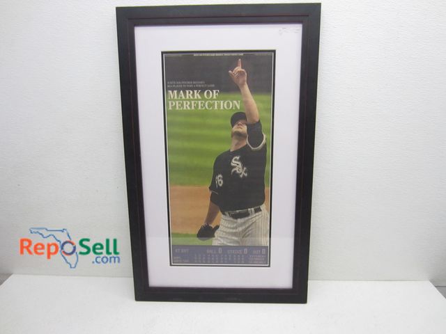 Lot 31-1199 - Mark Buehrle Perfect Game Poster 18" x 28"