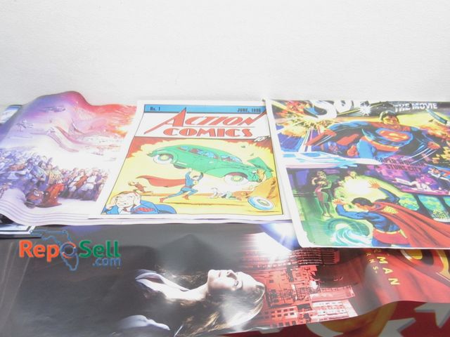 Lot 31-1266 - (7) Movie/TV Posters, Some Vintage: Superman, Star Wars, Wonder Woman, etc