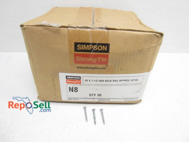 Lot 31-9100 - 50 lbs 8D 1 1/2" Simpson Strong Tie Nails