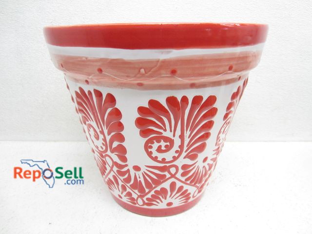 Lot 31-9435 - Talavera ceramic pottery, 13 in. H, 18 in. W.