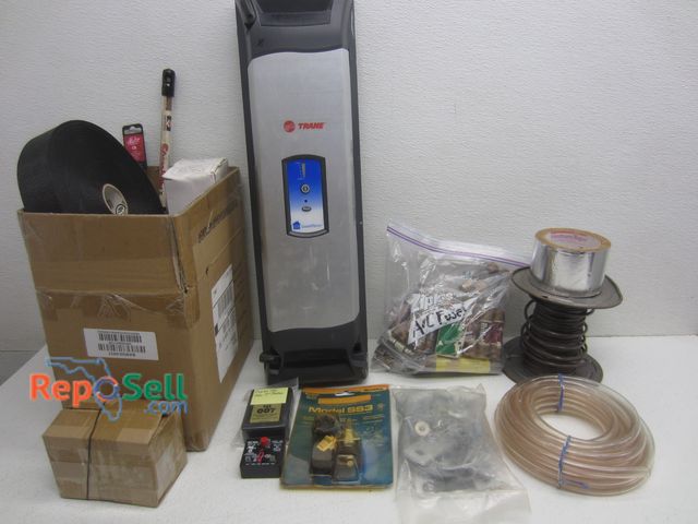 Lot 31-8332 - Box of AC Controls, Installation, Fuses, etc. - BRING TOTE