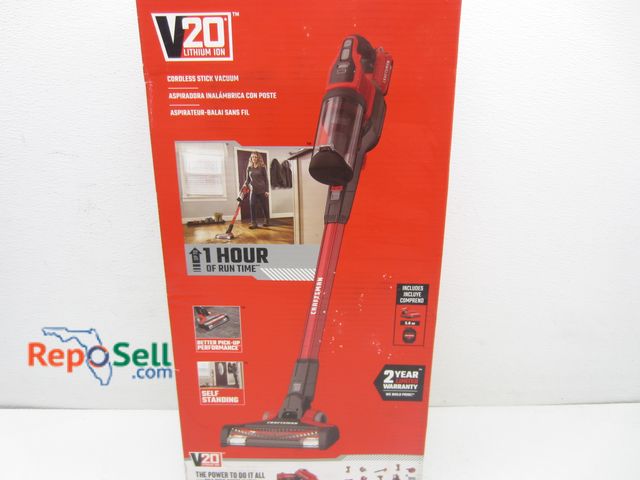 Lot 31-1444 - Craftman 20V Cordless Stick Vac #CMCVS00101 - Includes Battery &amp; Charger