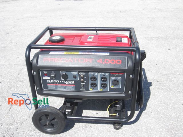Lot 31-6516 - Predator 4,000 Peak Watt Gas Powered Generator, Has Compression
