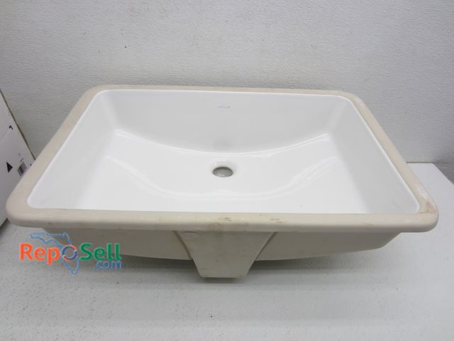 Lot 31-8184 - Kohler Ladena UM Lavatory Sink, White, 23x16x7.5"D, #K-2215-0