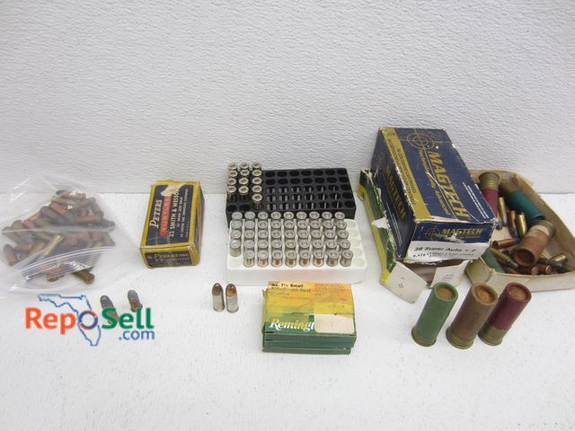 Lot 31-5071 - Approx (59) 38 Super Auto, Approx (75) 32 S&amp;W, (8) Shotgun Shells And (3) Packs NO. 7 1/2 Small ...