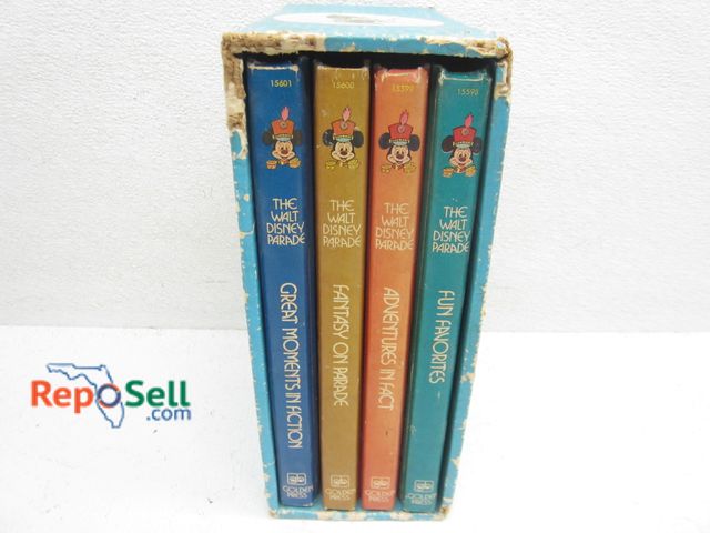Lot 31-6044 - Vintage 1977 Golden Press Walt Disney Parade book set.