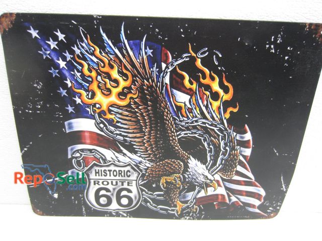 Lot 31-3269 - New Route 66 Metal Sign 16" x 12"