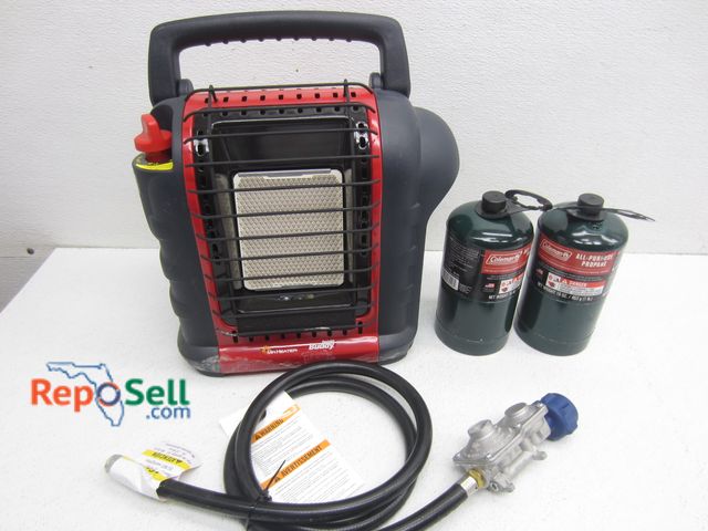 Lot 31-5538 - Mr. Heater Portable Buddy (Propane Heater) w/(2) 1lb Tanks &amp; Propane Hose