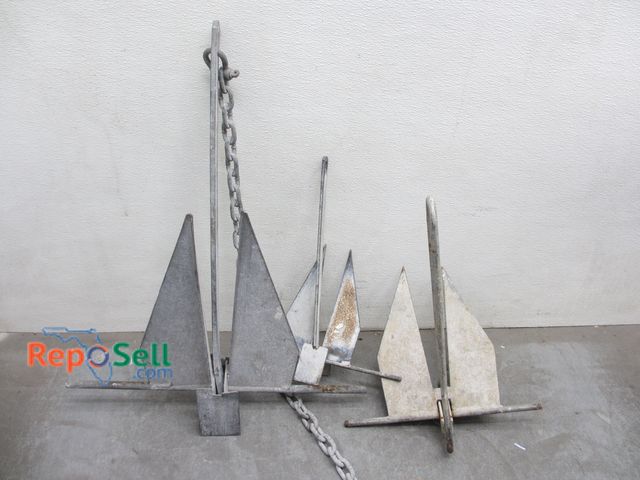 Lot 31-3227 - (3) Aluminum Anchors