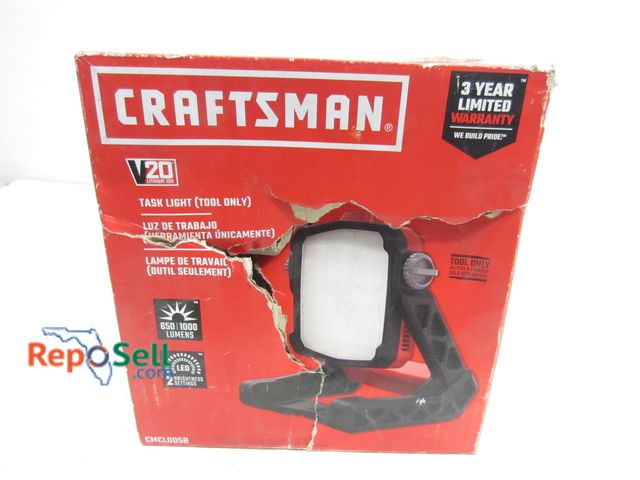 Lot 31-6074 - Craftsman Task Light - TOOL ONLY, #CMCL005B, Some Box Damage
