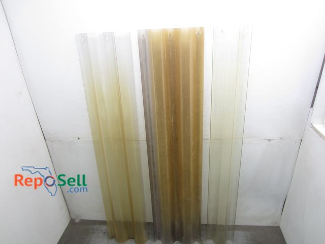 Lot 31-2329 - (10) 62.5" Hurricane/Storm Shutters: 8 - 14.5"W, 2 - 12.5" W, 1 - 8" W
