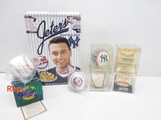 Lot 31-5221 - NY Yankees Baseball Collection: Includes (1) Lou Piniella Signed "To Joe" &amp; a Derrick Jeter Fros...