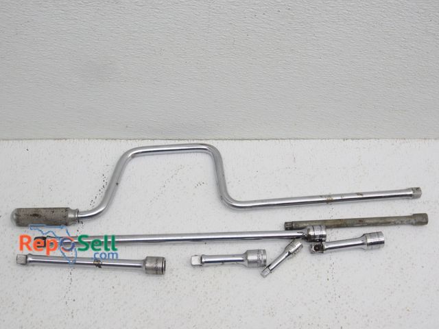 Lot 31-1160 - (6) Snap On Socket Extensions and Speed Wrench, 1/4 &amp; 3/8