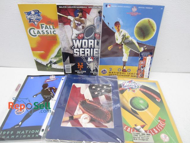 Lot 31-5208 - (6) Assorted World Series Programs: Mostly NY Mets, (1) Yankees