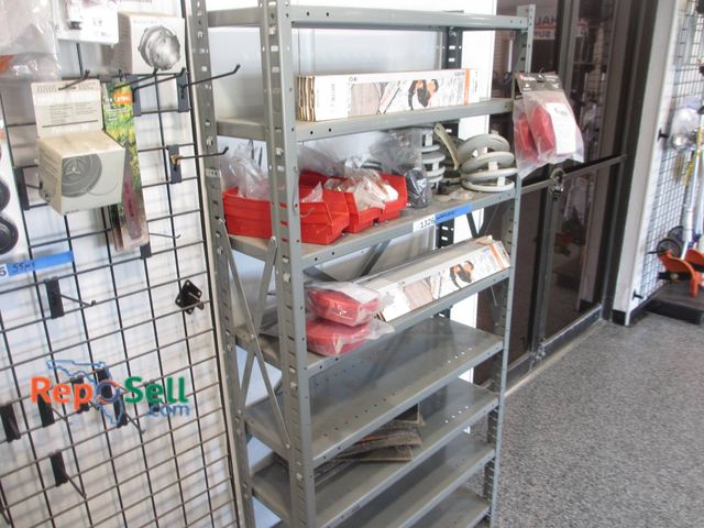 Lot 31-1327 - Heavy Duty Uline Metal Shelf Measuring 73 Inches High, 12 Inches Deep, And 36 Inches Wide. Construct...
