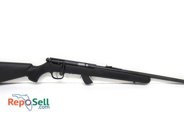 Lot 31-3166 - Savage Mark II .22LR Bolt Action Rifle with Black Zippered Case. Appears unfired.  21" Barrel