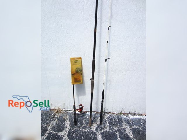 Lot 31-5357 - (3) Fishing Rods And (1) Reel