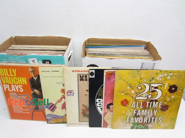 Lot 31-1129 - Approx (90) Vinyl Records