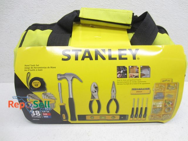 Lot 31-6208 - New Stanley 38 pc. SAE/metric 1/4" drive tool kit