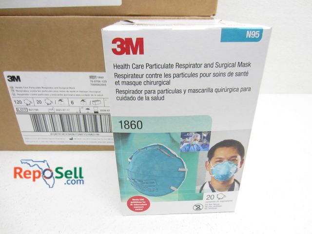 Lot 31-1166 - (360) 3M Particulate Respirator Masks #1860