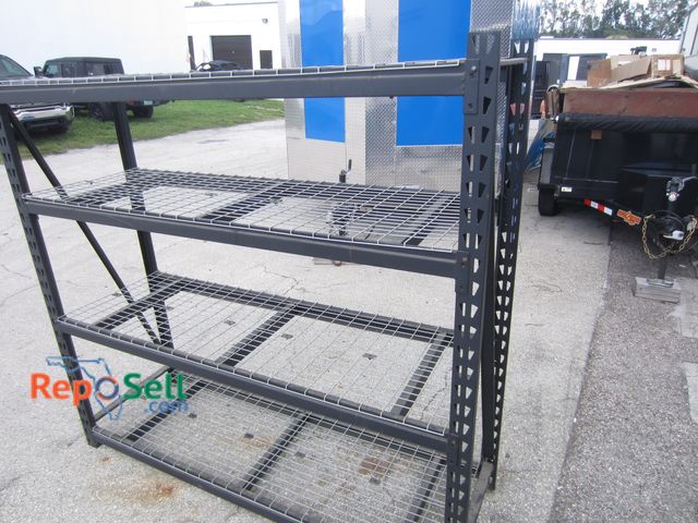 Lot 31-2437 - Kobalt Metal 4-Shelf Storage Rack, 77.5"x24"x6'H - Shelves are foldable/removeable