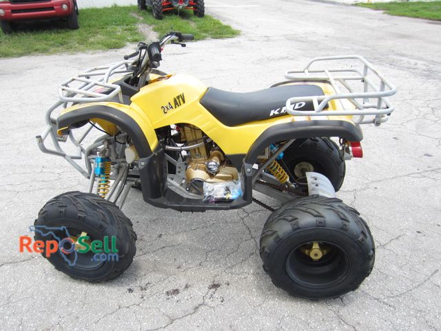 Lot 31-1185 - Yellow 2x4 ATV, 250 Liquid Cooled - Needs Repair, Consigner States Drives Forward And Reverse, Less ...
