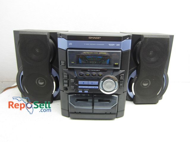 Lot 31-6390 - Vintage Sharp CD Cassette Radio Powers On