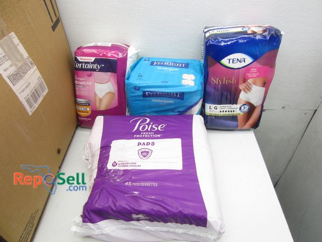 Lot 31-9412 - (15) Packs of Poise &amp; Underpads