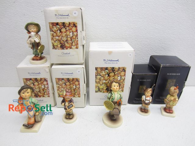 Reposell.com - Lot 31-4385 - (6) Goebel Figures w/ Original Boxes, (2 ...