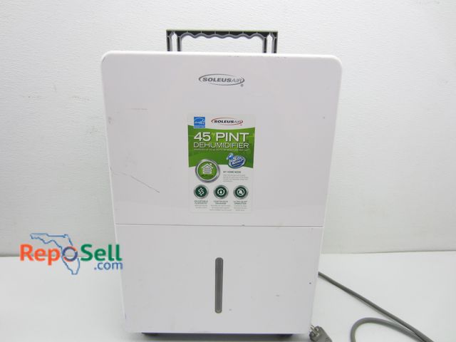 Lot 31-9098 - 45 Pint Soleus Air Dehumidifier On Wheels, Powers On