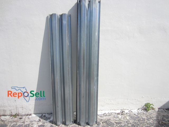 Lot 31-5355 - (25) Galvanized Steel Hurricane Shutters: (23) 80" And (2) 6'