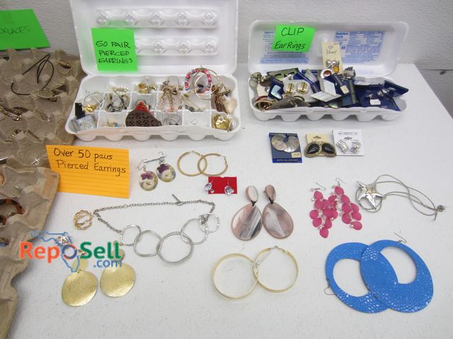 Lot 31-9423 - (200+) Earrings and Necklaces - Pre owned
