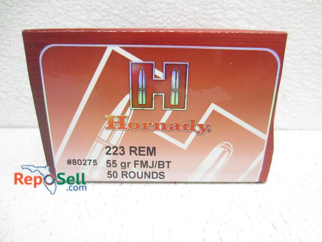 Lot 31-6290 - (50)rds Hornady 223 REM 55gr FMJ/BT