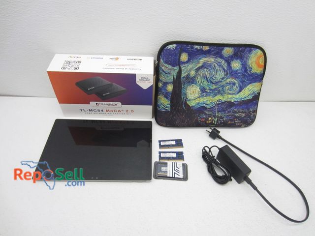 Lot 31-6246 - MoCA 2.5 Networking Adapter Kit (2 pack) TL-MC84, Microsoft Surface 1724, (2) sticks 2GB 2Rx8, (1) s...