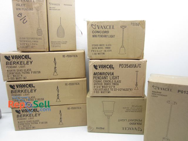 Lot 31-3526 - (9) Vaxcel Light Fixtures