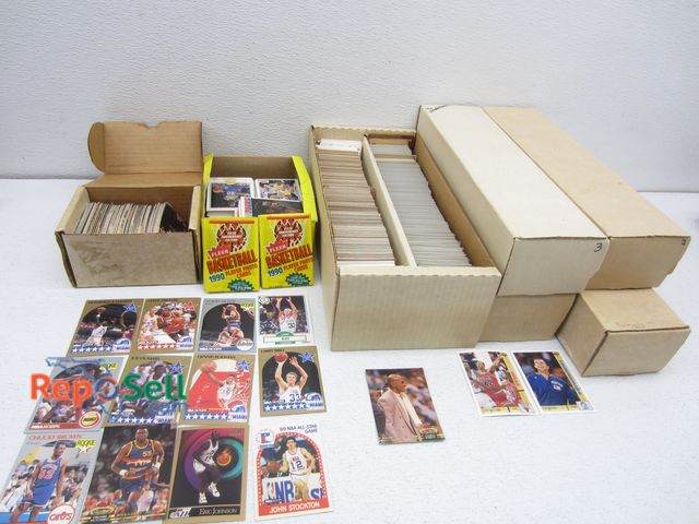 Lot 31-6293 - Box of Vintage 80s/90s Basketball Cards - Some Rookie Cards, Larry Bird, Dennis Rodman, etc.