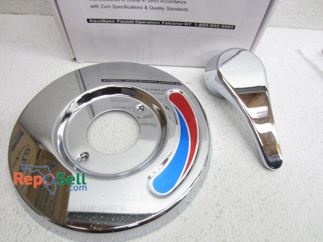 Lot 31-4134 - (8) New Zurn Temp-Gard III Metal Trim Packs