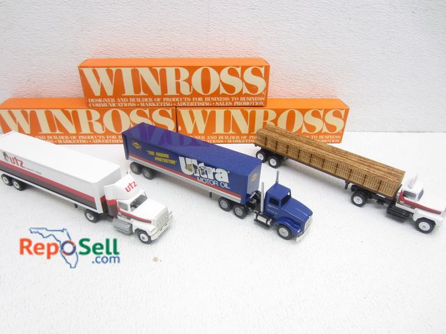 Lot 31-4399 - (3) Vintage Winross Trucks With Original Boxes: (2) Utz And (1) Sunoco