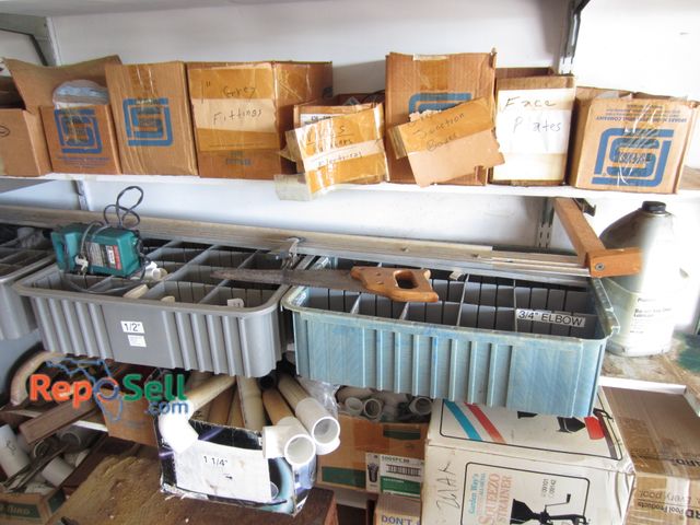 Lot 31-2057 - Contents of Shelves: PVC Fittings,