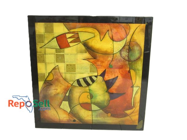 Lot 31-1034 - Eric Waugh Acrylic Art on Board Signed - 43"sq